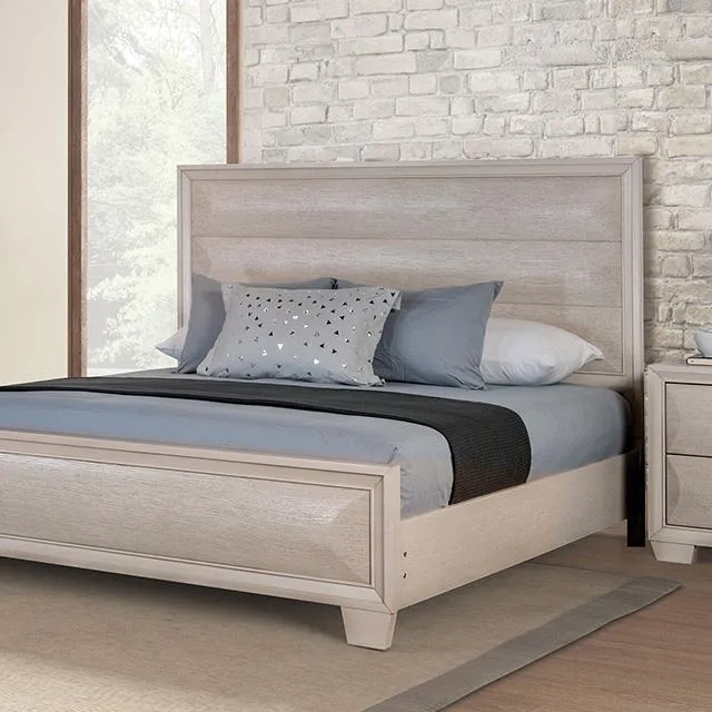 Furniture of America Hinwitz FM7399WH-EK-BED King Bed