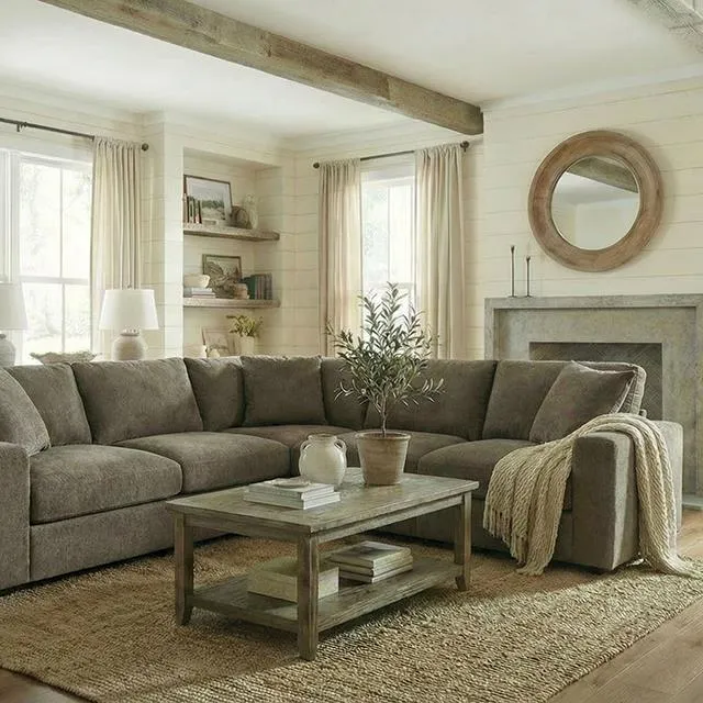 Furniture of America Crowle FM67010BR-SECT Sectional