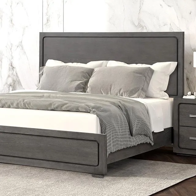 Furniture of America Crowthorne FM70100GY-Q-BED Queen Bed