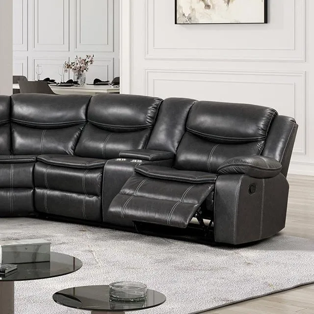 Furniture of America Gatria CM6982DG-SECT Sectional
