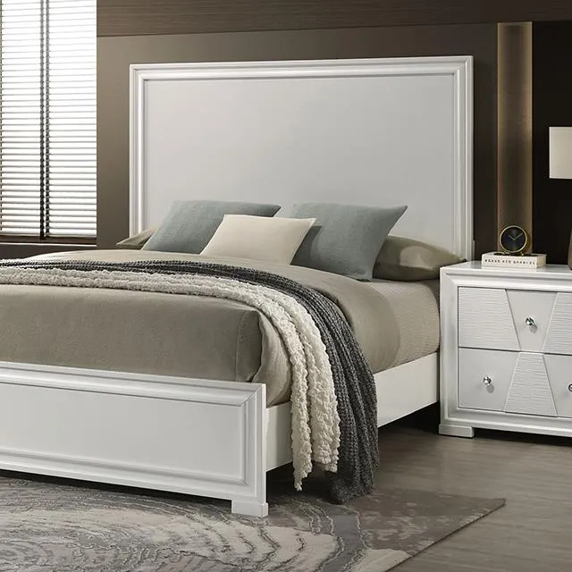 Furniture of America Holsted FM72012WH-EK-BED King Bed