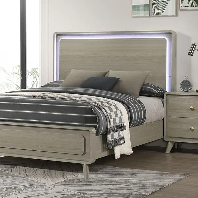 Furniture of America Rainier FM72002GY-EK-BED King Bed