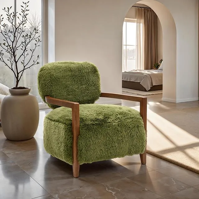 Furniture of America Eramo FM-AC6005GR-S Accent Chair