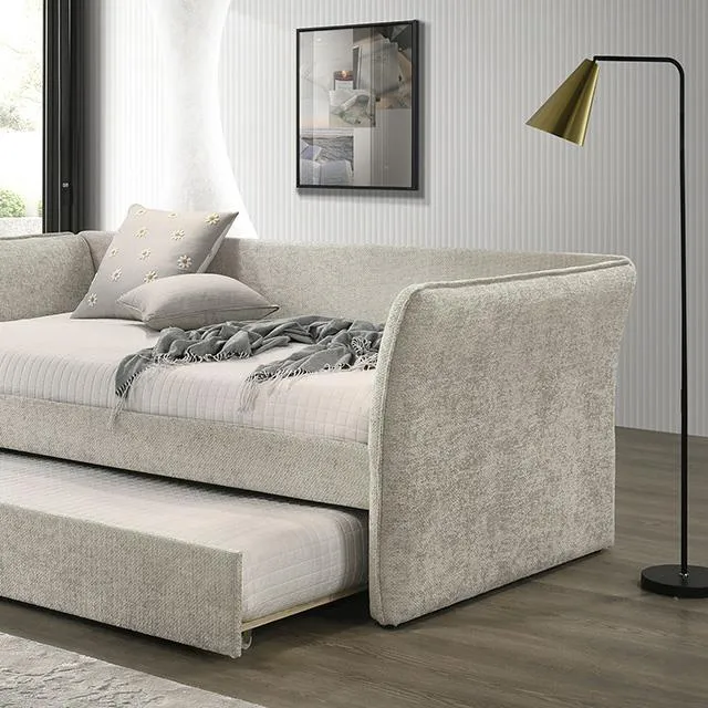 Furniture of America Yuri FM1203BG-BED Twin Daybed with Trundle