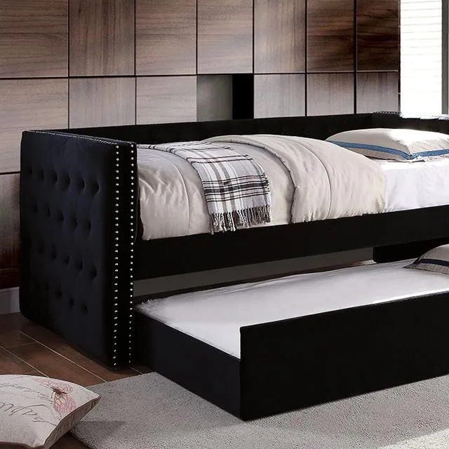 Furniture of America Susanna FM1739BK-BED Daybed with Trundle