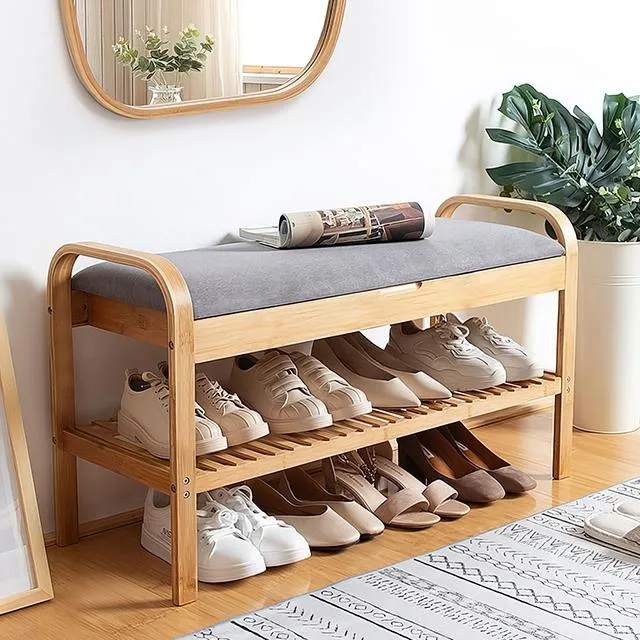Furniture of America Skipper GM-5002 Shoe Storage Bench