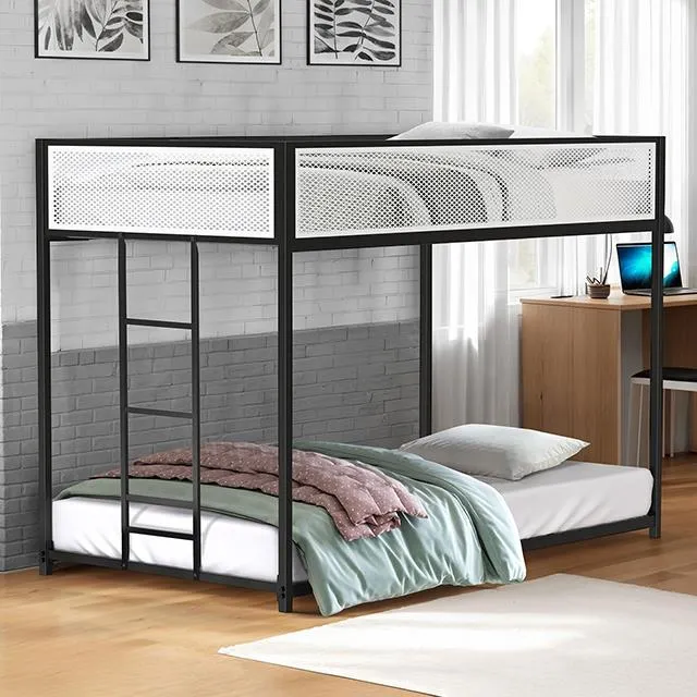 Furniture of America Southall FM-BK1201BK-TT Twin/Twin Metal Bunk Bed