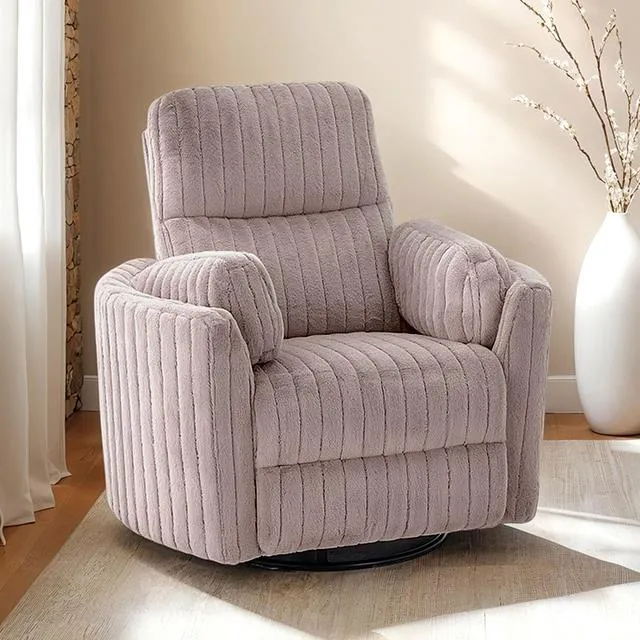 Furniture of America Belper FM-AC8018TP-PM Power Glider Recliner with Swivel