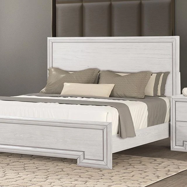 Furniture of America Basilone FM7440WH-EK-BED King Bed