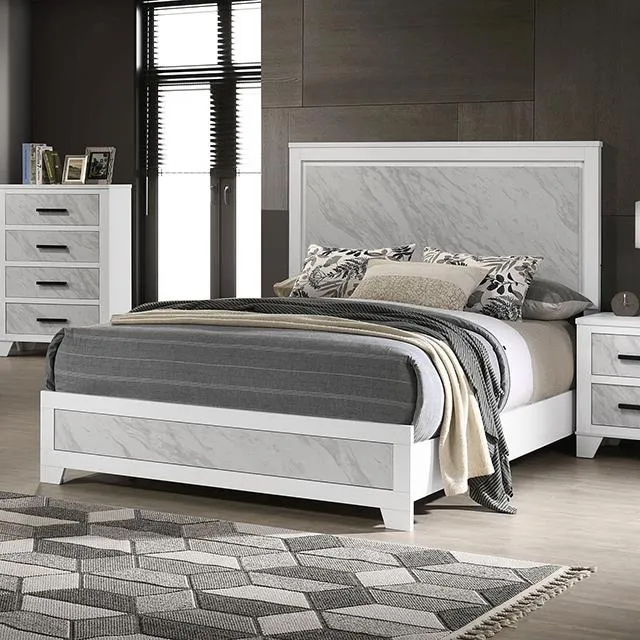 Furniture of America Darlene FM72018WH-EK-BED King Bed