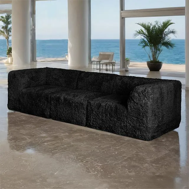 Furniture of America Nappi FM62102BK-SF-PK Sofa