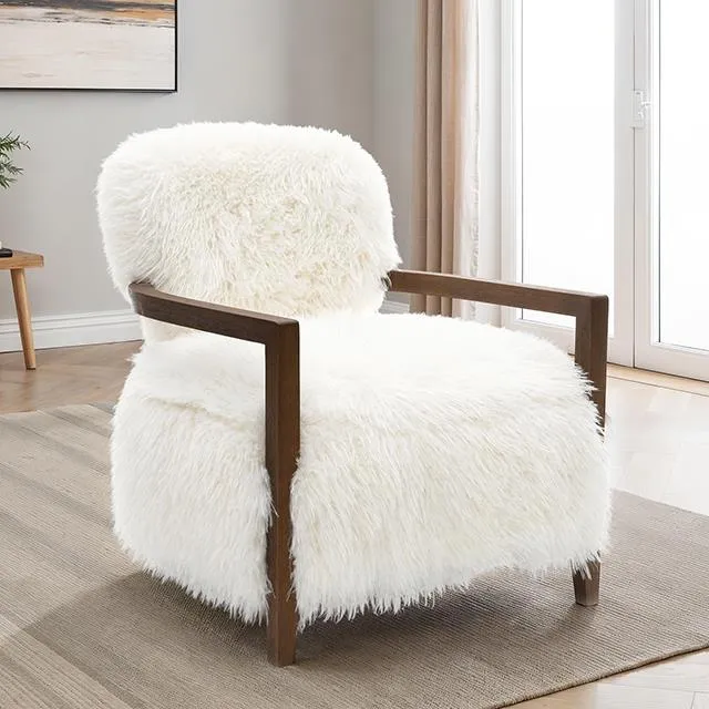 Furniture of America Eramo FM-AC6005WH Accent Chair