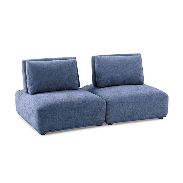 Furniture of America Stavanger FM63001BL-B 2-Seater