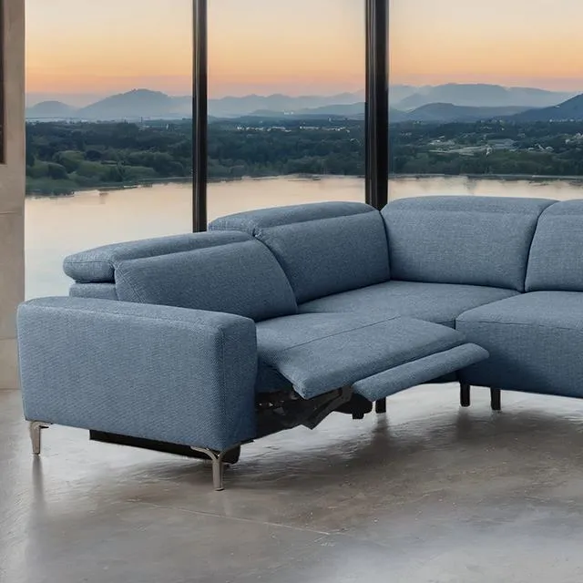 Furniture of America Melancton CM9933BL-SECT-PM Power Sectional