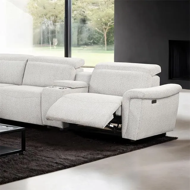 Furniture of America Hieronimus FM6014LG-SECT-PM Power Sectional