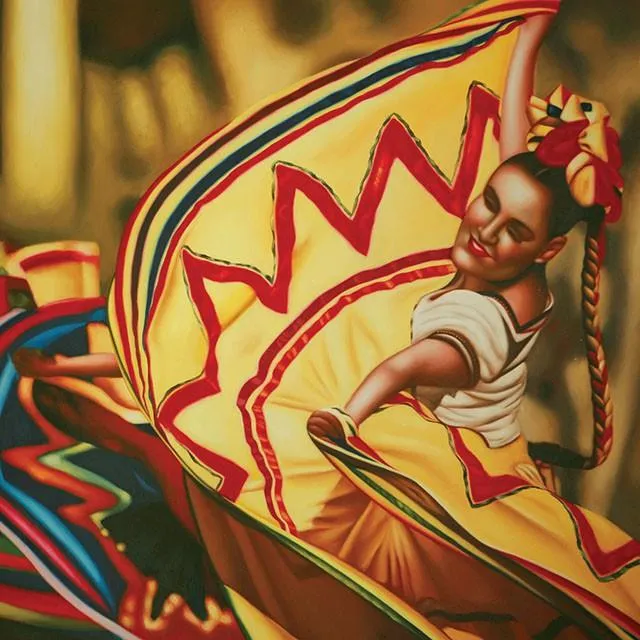 Furniture of America Danza Folklorica AP-B22 Printed Canvas Painting