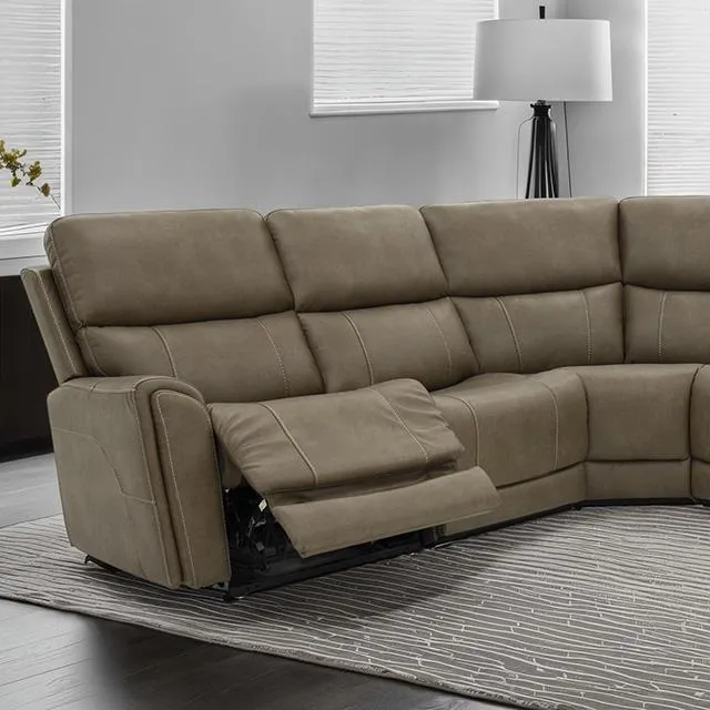 Furniture of America Orpheus FM68100BR-SECT-PM Power Sectional