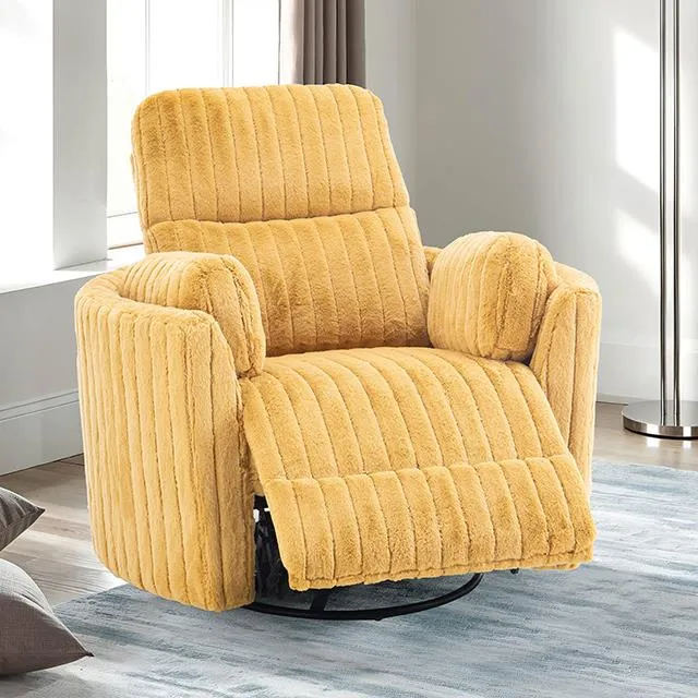 Furniture of America Belper FM-AC8018YL-PM Power Glider Recliner with Swivel