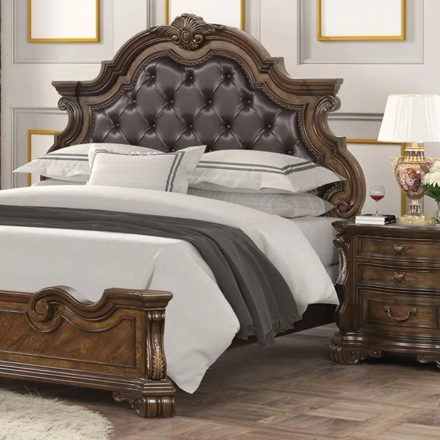 Furniture of America Leovanni FM70003DB-EK-F-BED King Bed