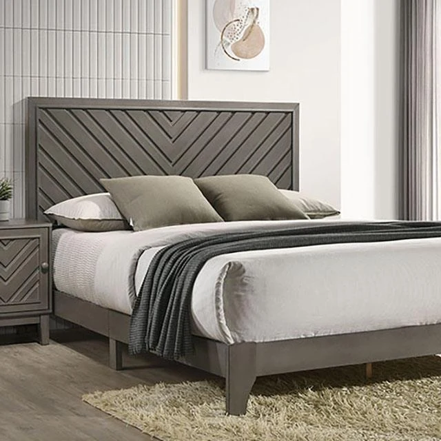 Furniture of America Vitas TM7501GY-Q Queen Bed