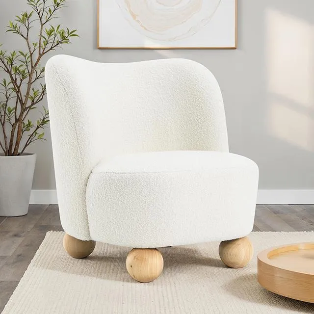 Furniture of America Karey FM-AC6010WH Accent Chair