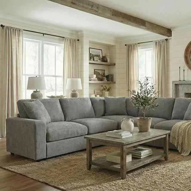 Furniture of America Crowle FM67010LG-SECT Sectional