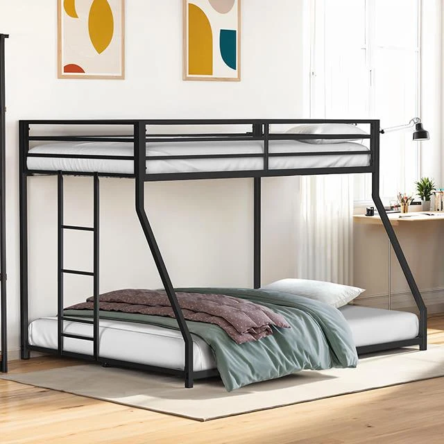 Furniture of America Rothwell FM-BK1200BK-TF Twin/Full Metal Bunk Bed