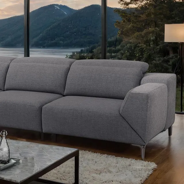 Furniture of America Melancton CM9933DG-SECT-PM Power Sectional