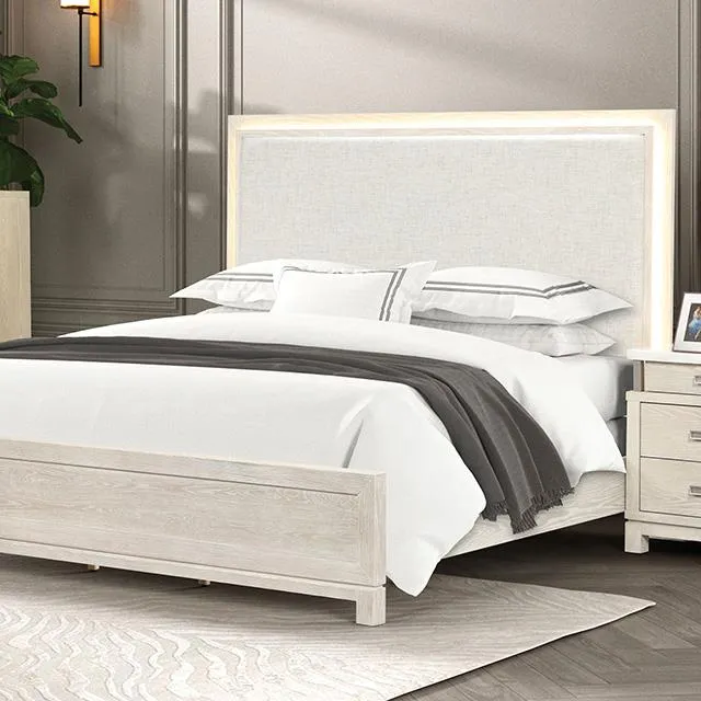 Furniture of America Lafayette FM71501GY-Q-BED Queen Bed