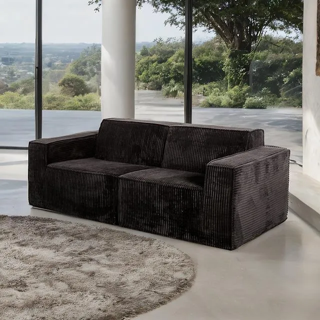 Furniture of America Kimara FM62100BK-LV-PK Loveseat
