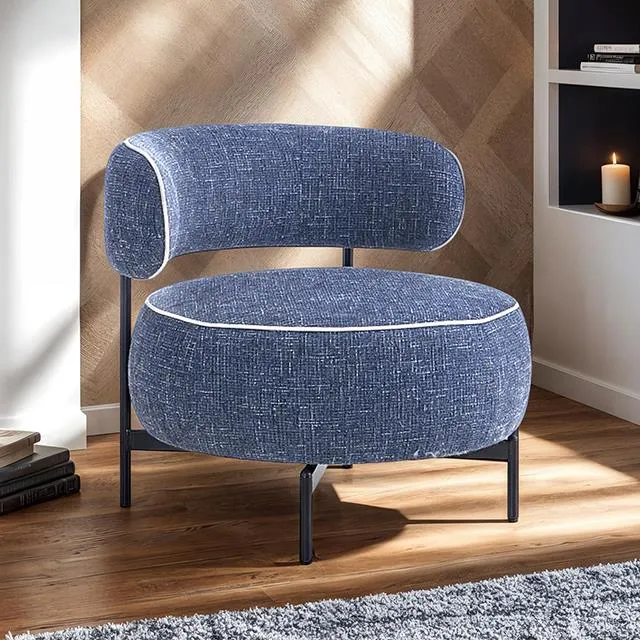 Furniture of America Florens FM-AC8015BL Swivel Chair