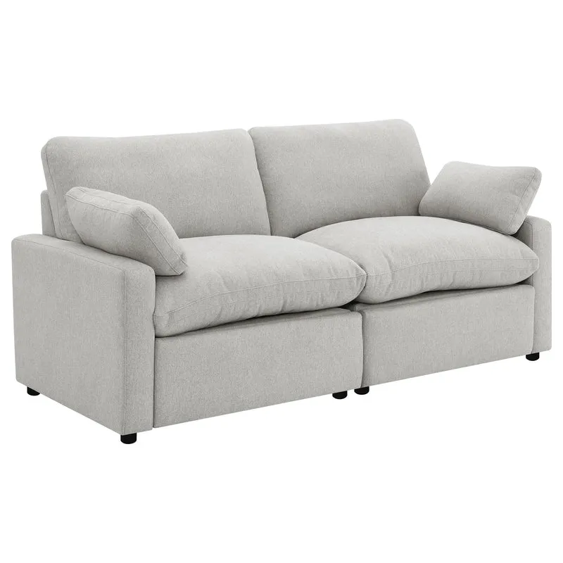Coaster Furniture Collins 609562P Modular Power Loveseat - Grey