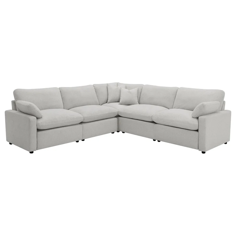 Coaster Furniture Collins 609560P 5 pc Modular Power Reclining Sectional - Grey