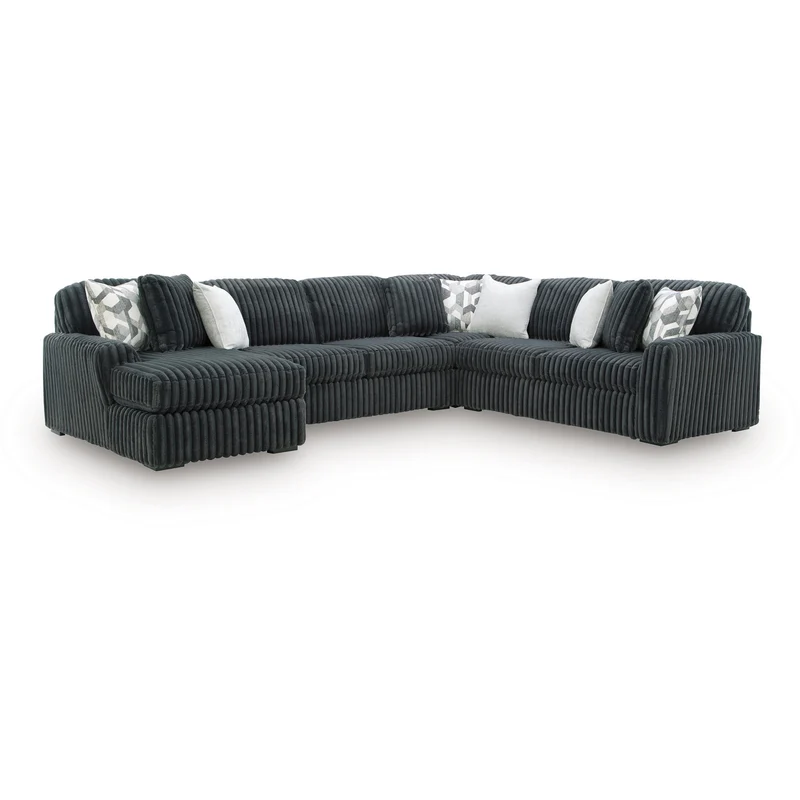 Signature Design by Ashley Midnight-Madness 98105S1 4 pc Sectional with Chaise