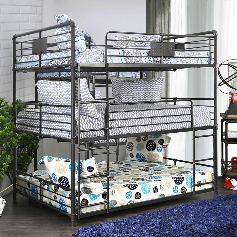 Furniture of America Olga CM-BK912F Full/Full/Full Bunk Bed