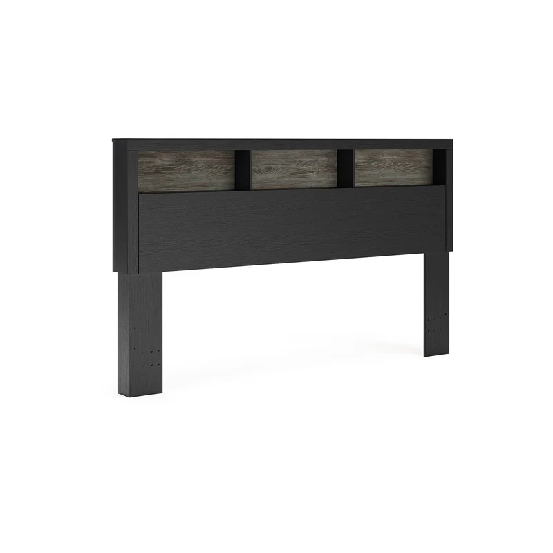Signature Design by Ashley Broachmyn PCB1118-169 Lighted King Bookcase Headboard