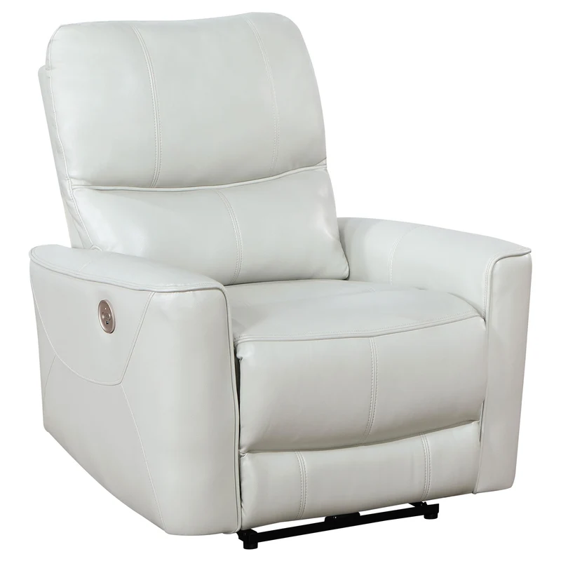 Coaster Furniture Greenfield 610263P Upholstered Power Recliner Chair - Dove Grey