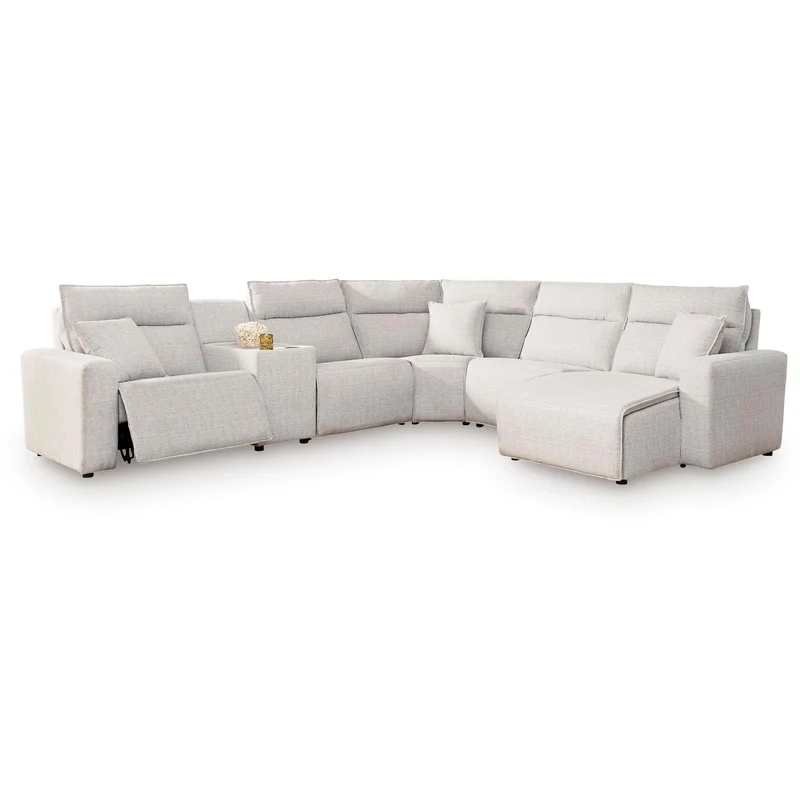 Signature Design by Ashley ModMax II 65907S6 6 pc Power Reclining Sectional with Chaise and Console
