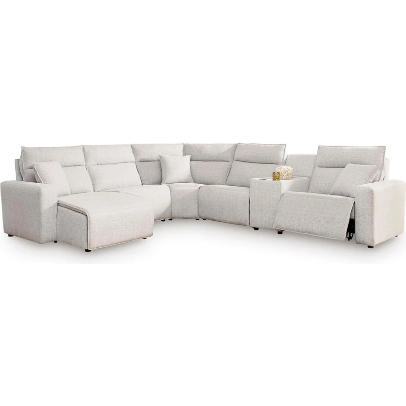 Signature Design by Ashley ModMax II 65907S19 6 pc Power Reclining Sectional with Chaise and Console