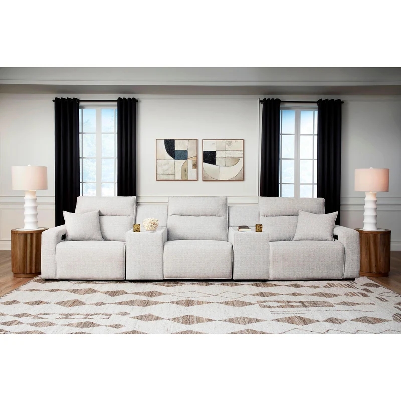 Signature Design by Ashley ModMax II 65907S14 5 pc Power Reclining Sectional with Consoles