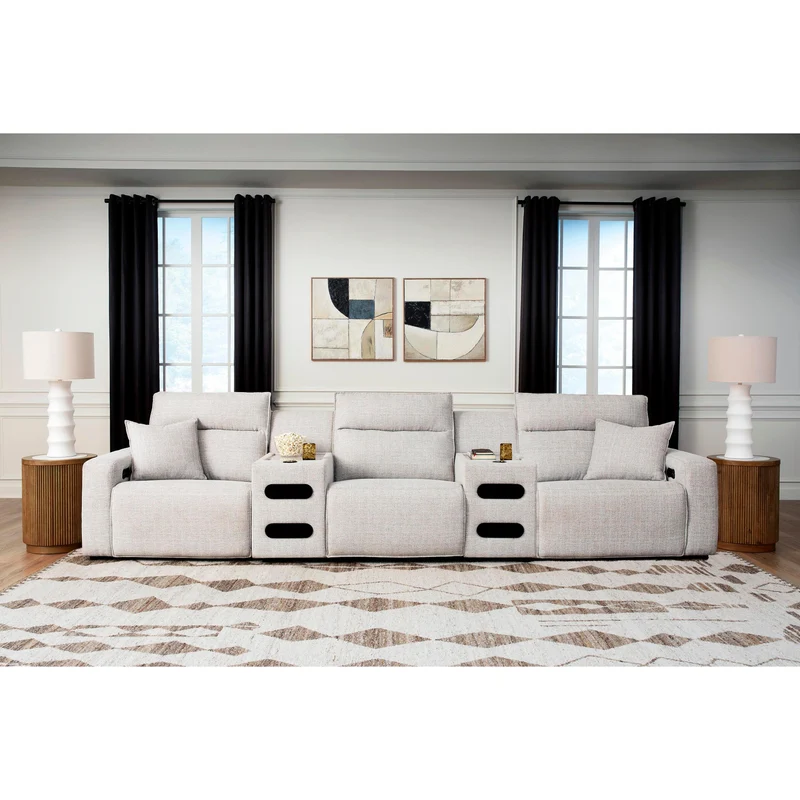 Signature Design by Ashley ModMax II 65907S13 5 pc Power Reclining Sectional with Audio Consoles