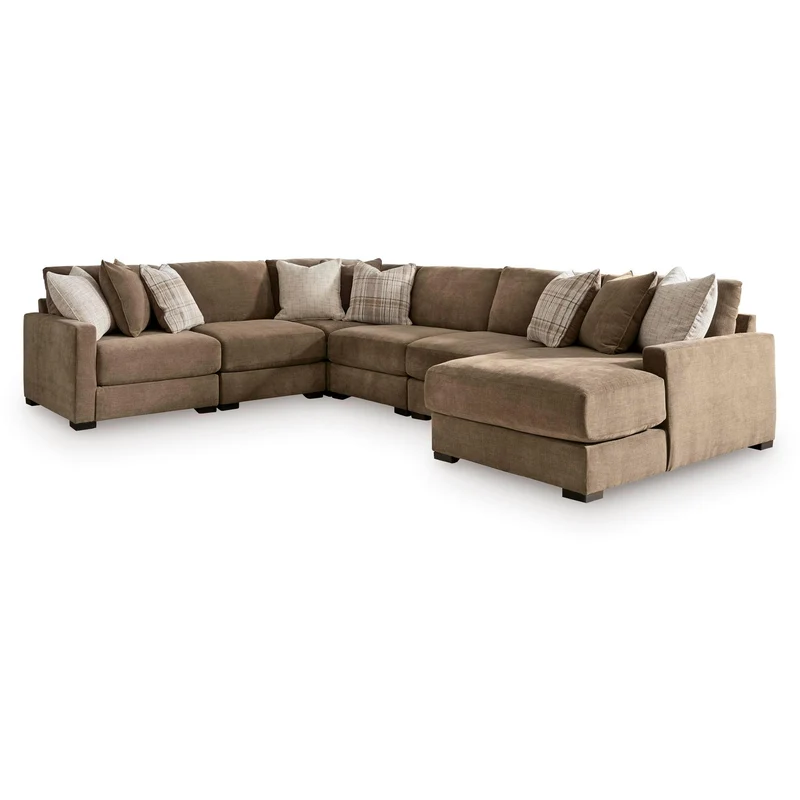Benchcraft Camellia-Court 6 pc Sectional 6820764/6820746/6820777/6820746/6820746/6820717
