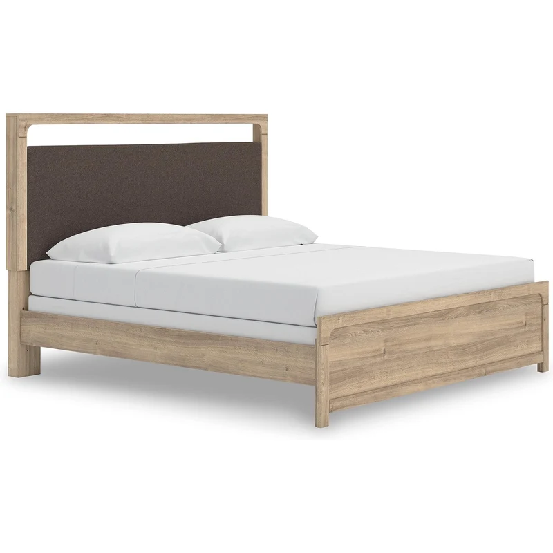 Signature Design by Ashley Kinlanni PCB1360B15 King Upholstered Panel Bed