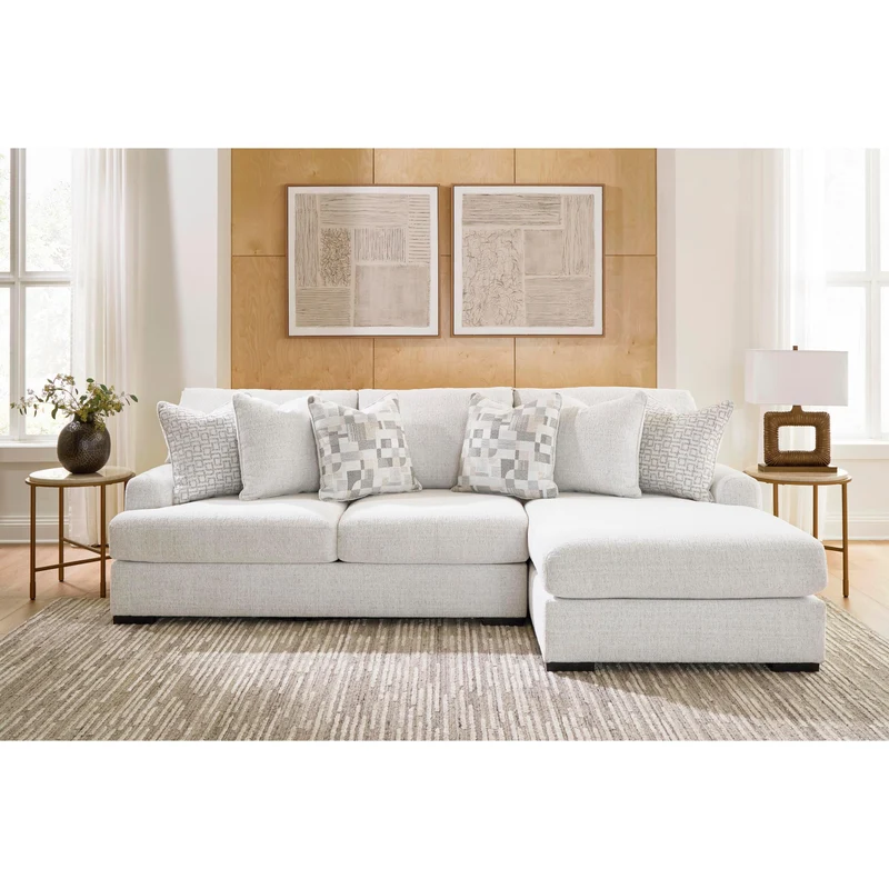 Signature Design by Ashley Misty-Lakes Stationary Fabric Sofa PC6690617/PC6690655