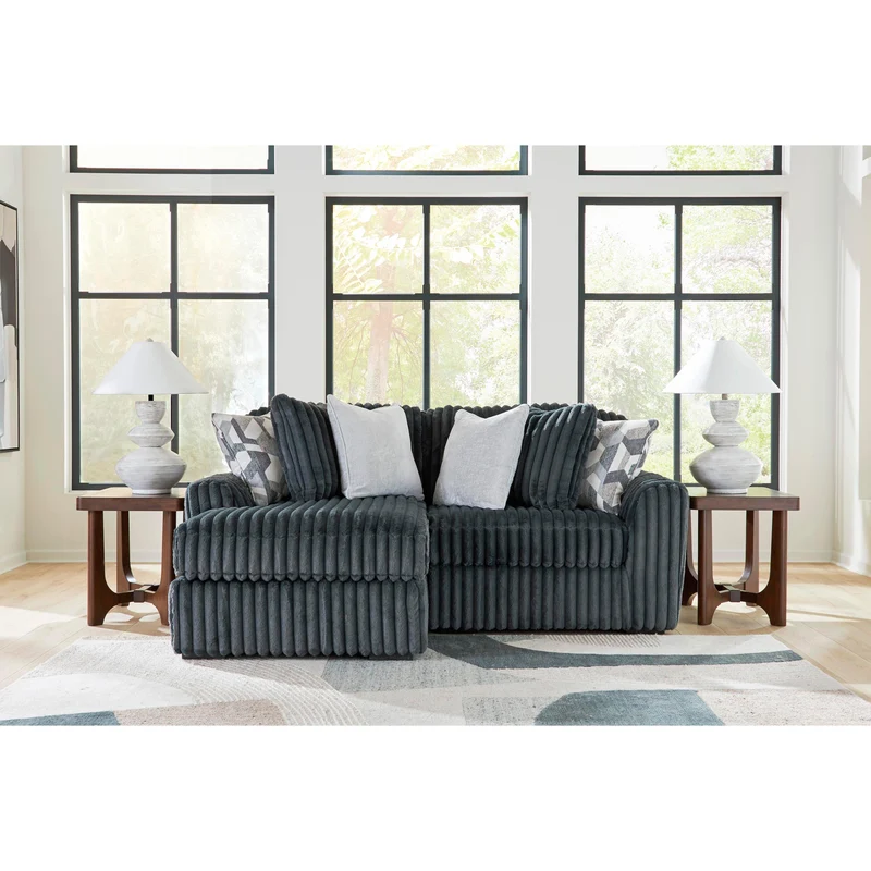 Signature Design by Ashley Midnight-Madness 98105S15 2 pc Sectional with Chaise