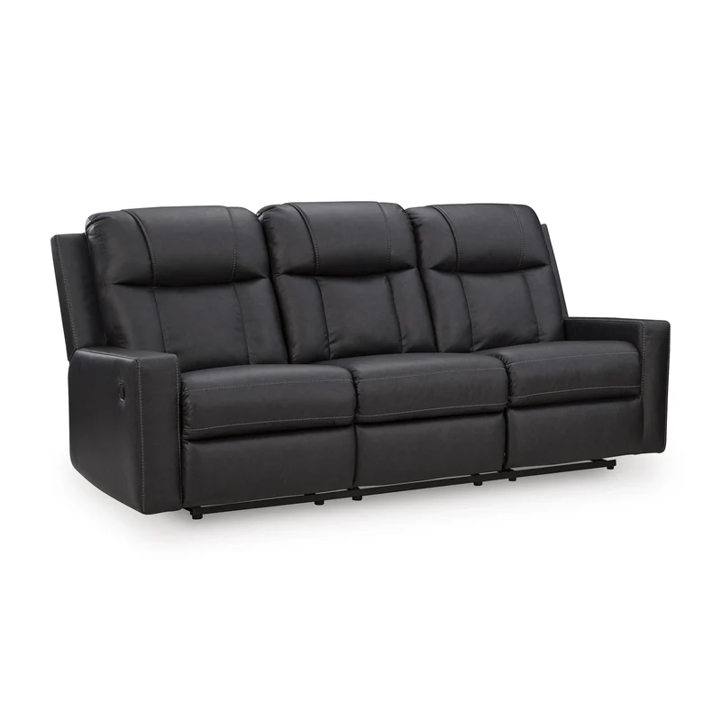 Benchcraft Mackmenville Reclining Leather Look Sofa 7471388