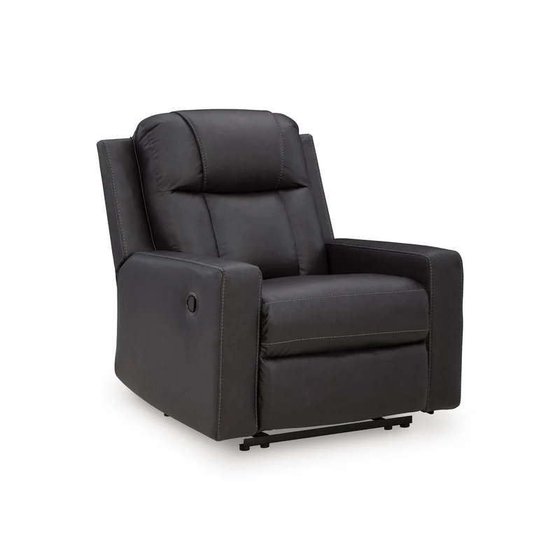 Benchcraft Mackmenville Leather Look Recliner with Wall Recline 7471329