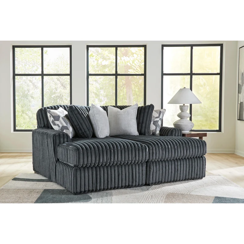 Signature Design by Ashley Midnight-Madness 98105S6 Super Chaise