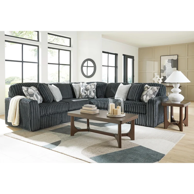 Signature Design by Ashley Midnight-Madness 98105S5 3 pc Sectional