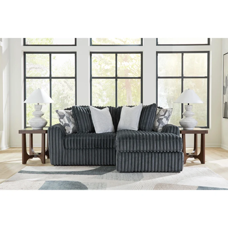 Signature Design by Ashley Midnight-Madness 98105S16 2 pc Sectional with Chaise